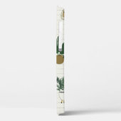 Home Planten: Hand getrokken naadloos interieur Case-Mate iPhone Case (Achterkant / Links)