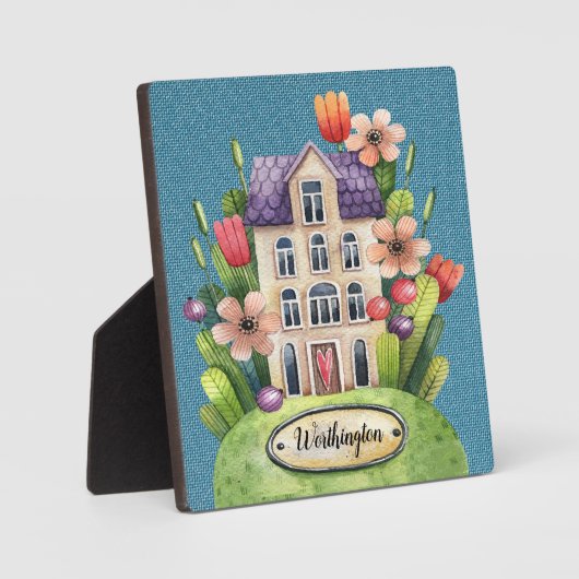 Home Plaque Fotoplaat (Voorkant)