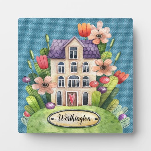 Home Plaque Fotoplaat (Voorkant)