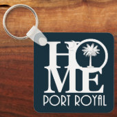 HOME Port Royal South Carolina Sleutelhanger (Voorkant)