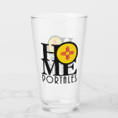 HOME Portales Glas (Achterkant)