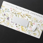 Home Premium Pampas Wildflower Grote Kantoor Bureaumat<br><div class="desc">Opvallend voor de massa - voor de bedrijfseigenaar of promotor van een merk dat probeert te shows dat ze trendy en modern zijn. En voor iemand die een boho of pampas evenement heeft. Ultra Premium Pampas Interior Designer Eggshell Desk Mat - * Voor extra zazzle zakelijke briefpapier, adverteren of merchandising...</div>