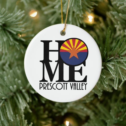 HOME Prescott Valley Arizona Keramisch Ornament (Boom)