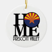 HOME Prescott Valley Arizona Keramisch Ornament (Voorkant)