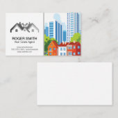 Home Properties Realtor Logo | City Buildings Visitekaartje (Voorkant / Achterkant)