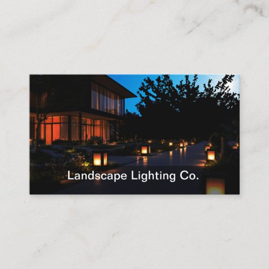 Home Property Landscape Lighting Visitekaartje (Voorkant)