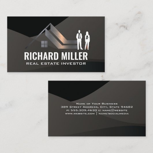 Home Property Logo | Bedrijfsprofessionals Visitekaartje (Voorkant / Achterkant)