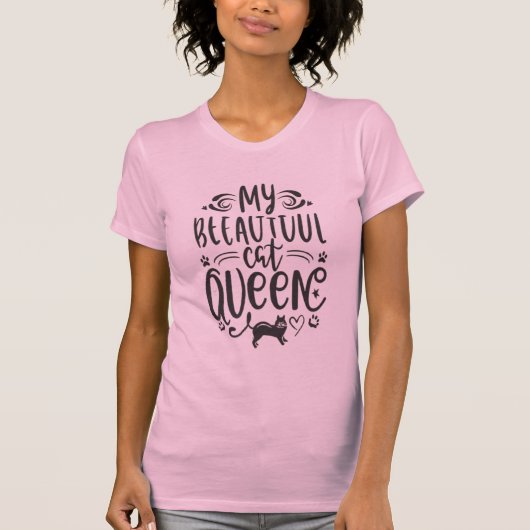 Home Queen: Mijn mooie kat T-shirt (Voorkant)