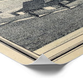 Home Ranches in Fresno, Californië Poster (Hoek)