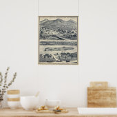 Home Ranches in Fresno, Californië Poster (Keuken)