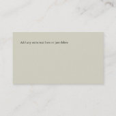 Home Realtor Visitekaartje (Achterkant)