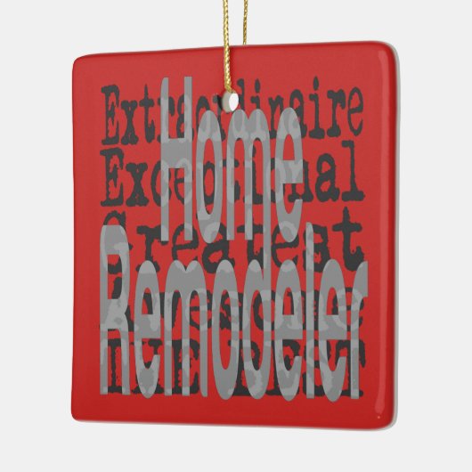 Home Remodeler Extraordinaire Keramisch Ornament (Links)