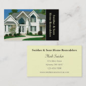 Home Remodeler Visitekaartje (Voorkant / Achterkant)