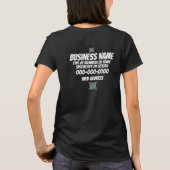 Home Remodeling Business Personeel Logo Uniform T-shirt (Achterkant)