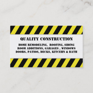 Home Remodeling Construction Visitekaartje