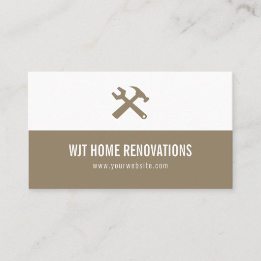 Home Remodeling Renovation Visitekaartje (Voorkant)