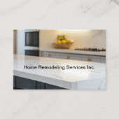 Home Remodeling Services Modern Kitchen Visitekaartje (Voorkant)