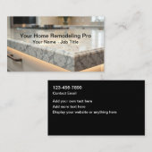 Home Remodeling Services Simple Business Cards Visitekaartje (Voorkant / Achterkant)