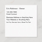 Home Remodelling Big Bold Visitekaartjes (Achterkant)