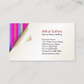 Home Remodelling Visitekaartje Kleur Wallpaper (Voorkant)