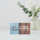 Home Renovatie Herstel Logo | aannemer Visitekaartje (Staand voorkant)