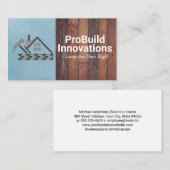 Home Renovatie Herstel Logo | aannemer Visitekaartje (Voorkant / Achterkant)