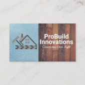 Home Renovatie Herstel Logo | aannemer Visitekaartje (Voorkant)