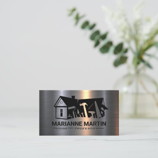 Home Renovaties | Bouwgereedschap | Kleur Visitekaartje (Staand voorkant)