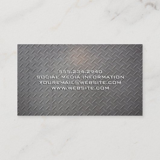 Home Renovaties | Handgereedschap Visitekaartje (Achterkant)