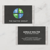 Home Renovaties Pictogram | Bouw Logo Visitekaartje (Voorkant / Achterkant)