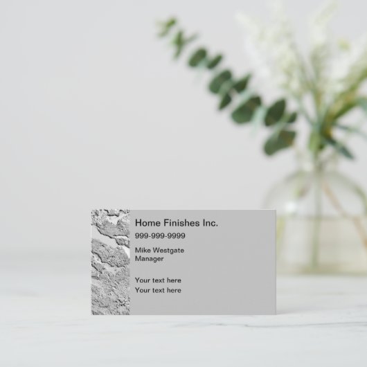 Home Renovation and Remodeling Services Visitekaartje (Staand voorkant)