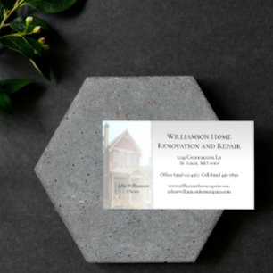 Home Renovation and Repair Visitekaartje