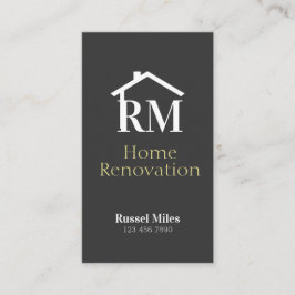 Home Renovation Construction Card Visitekaartje