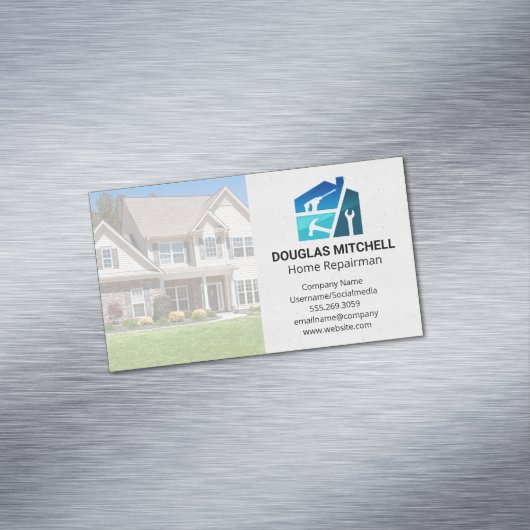 Home Renovation Tools | General Contractor Magnetisch Visitekaartje (Voorbeeld)