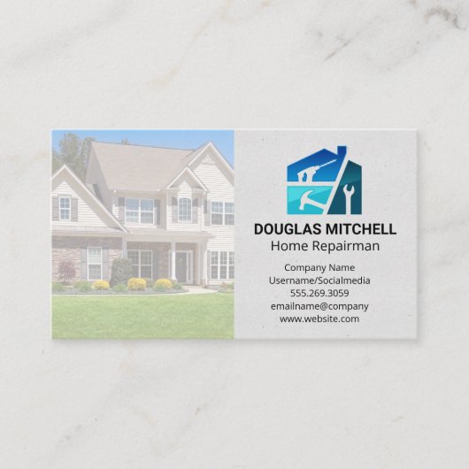 Home Renovation Tools | General Contractor Visitekaartje (Voorkant)