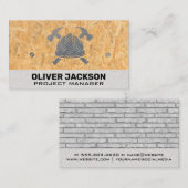 Home Repair | Brick Wall | Composiethout Visitekaartje (Voorkant / Achterkant)