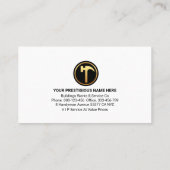 Home Repair Bubble Speech Builder Visitekaartje (Achterkant)