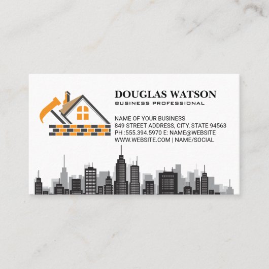 Home Repair | Commercial Construction | Repairs Visitekaartje (Voorkant)