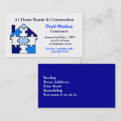 Home Repair & Construction Visitekaartje (Voorkant / Achterkant)