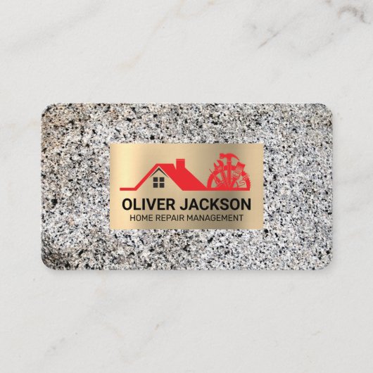Home Repair | General Contractor | Marble Visitekaartje (Voorkant)