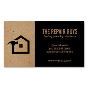 Home Repair   Handyman   Bouw Magnetisch Visitekaartje