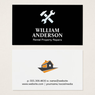 Home Repair Handyman Hammer WFrench Visitekaartje