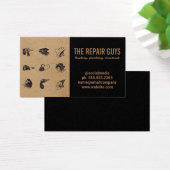 Home Repair | Handyman | Hulpmiddelen voor voeding Visitekaartje (Bureau)