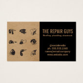 Home Repair | Handyman | Hulpmiddelen voor voeding Visitekaartje (Voorkant)