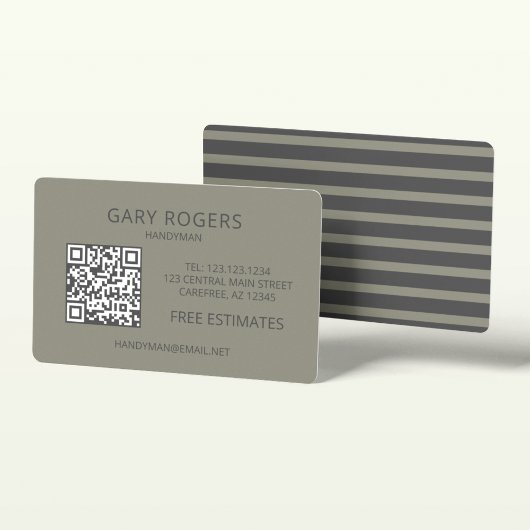 Home Repair Handyman QR-code Visitekaartje