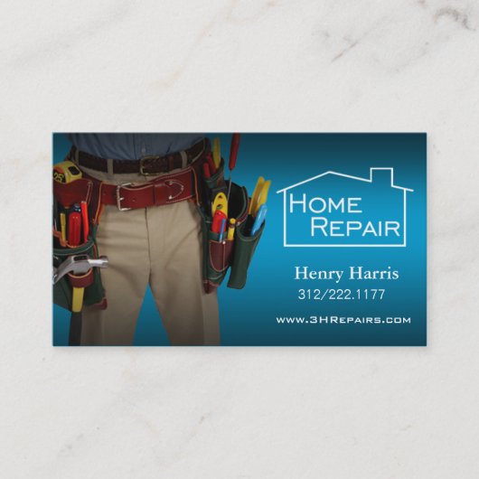 Home Repair Handyman Visitekaartje (Voorkant)