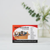 Home Repair Handyman Visitekaartje (Staand voorkant)