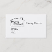 Home Repair Handyman Visitekaartje (Achterkant)