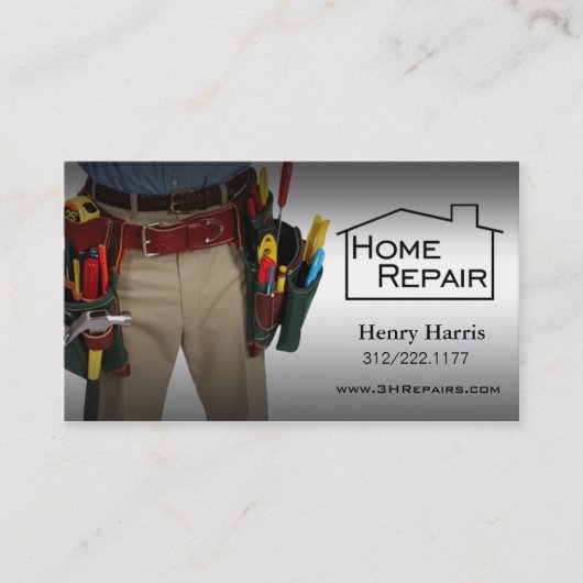 Home Repair Handyman Visitekaartje (Voorkant)