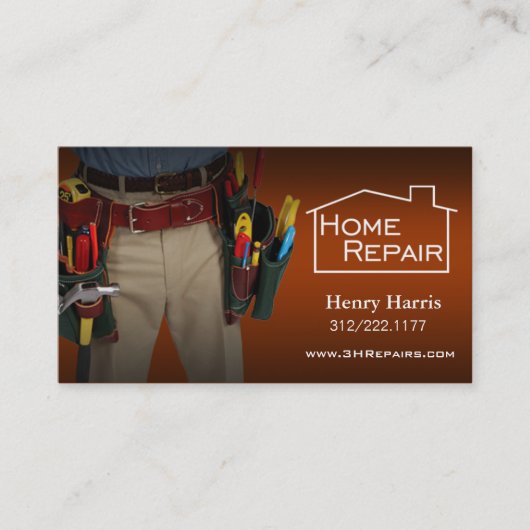 Home Repair Handyman Visitekaartje (Voorkant)